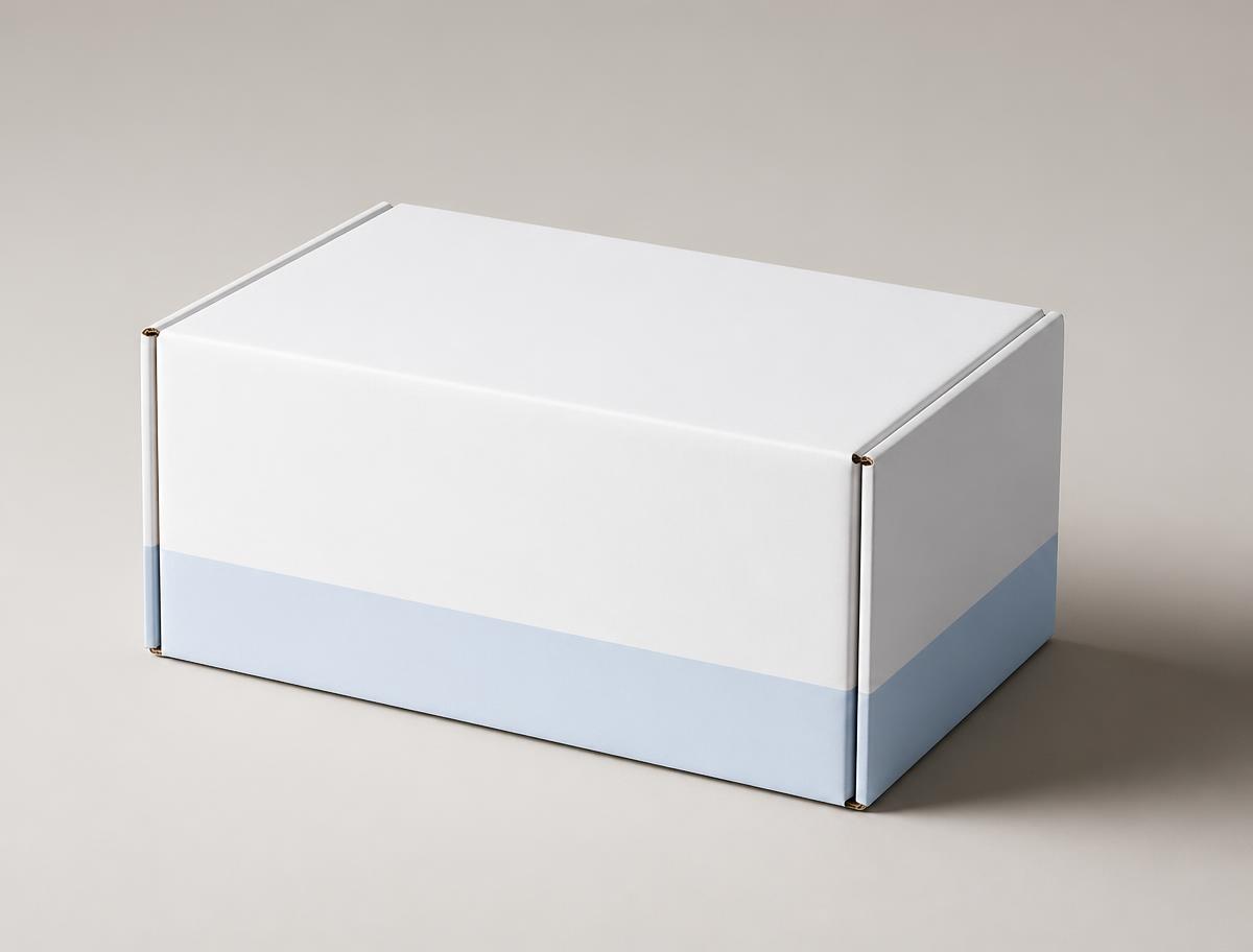 A ClientRx-branded shipping box with discreet outer packaging